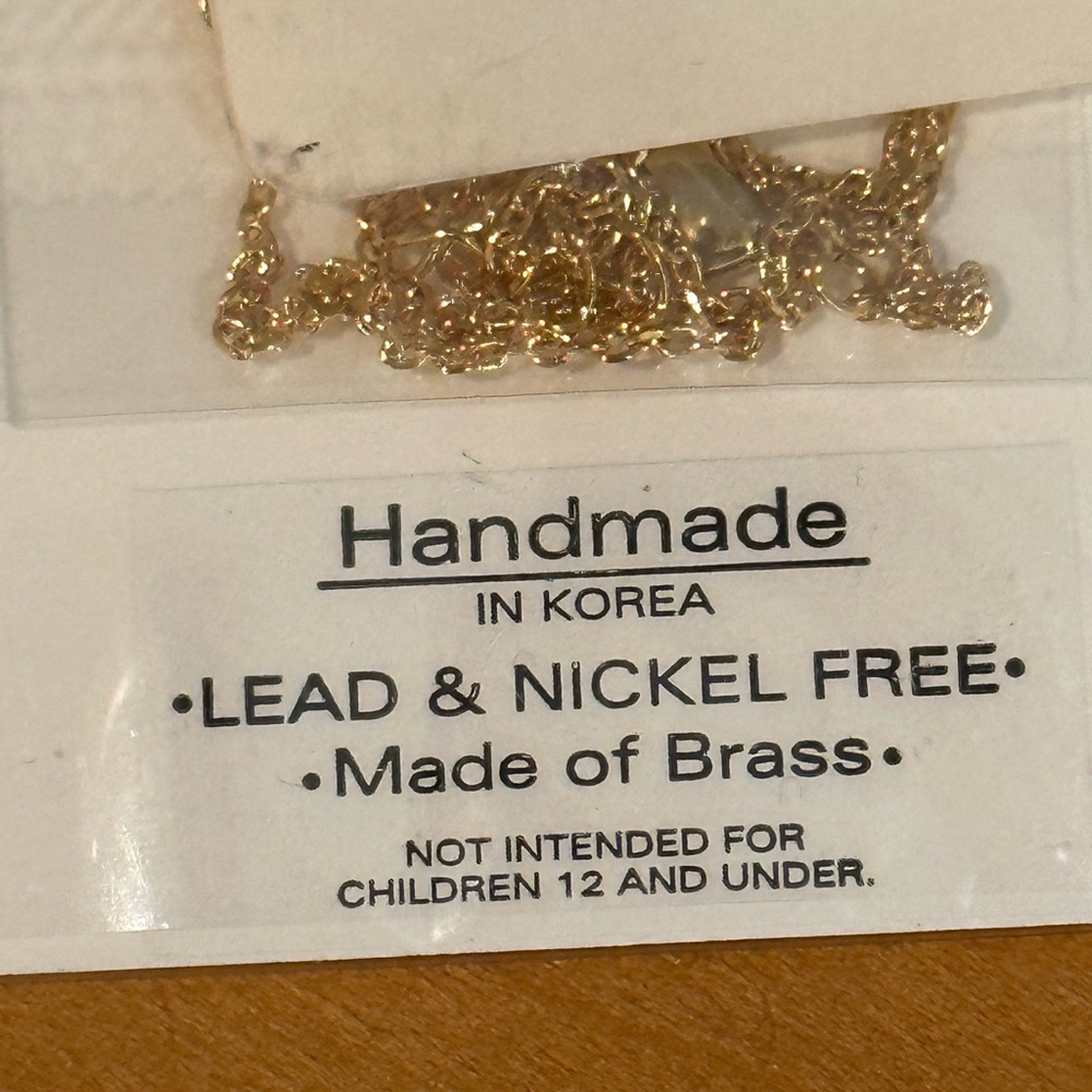 Me? Princess? Necklace.  QUEEN IN GOLD. Q with rhinestones and a crown. - Picture 2 of 2
